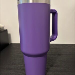 Purple Travel Mug with Handle